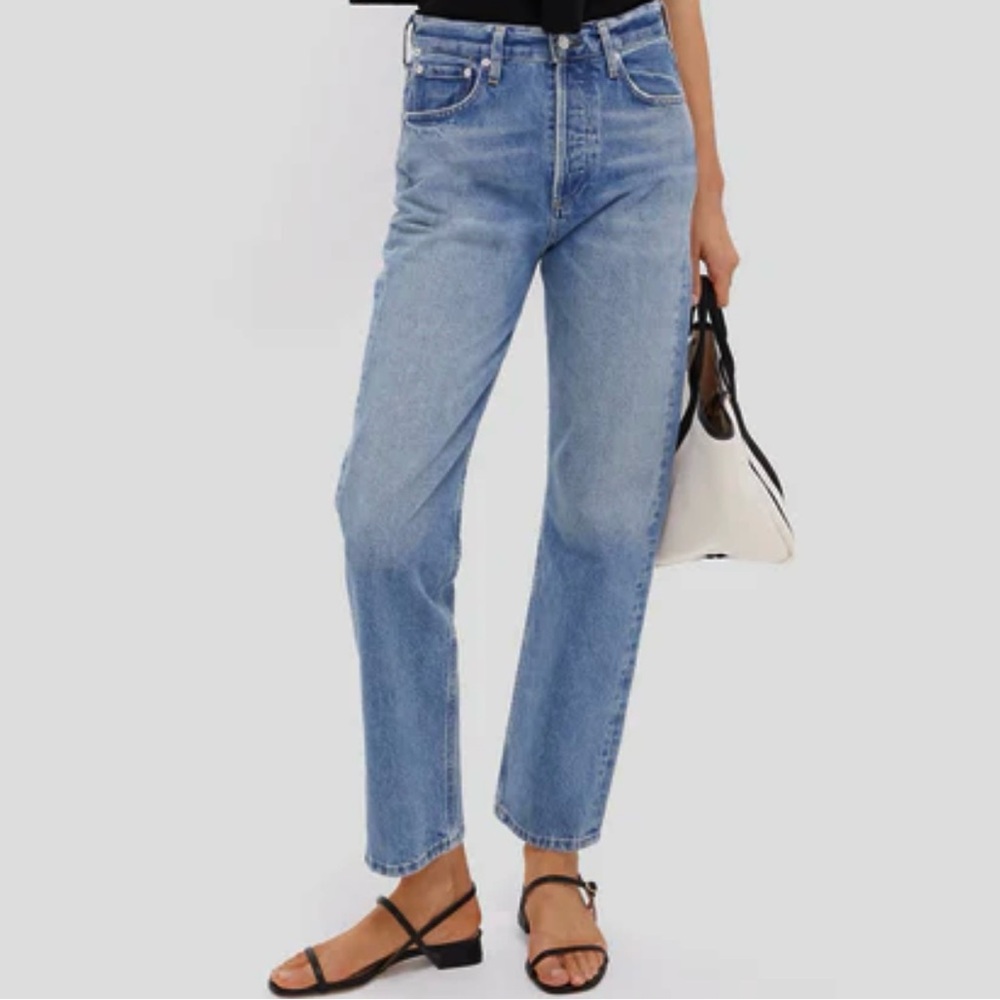 Citizens of Humanity Blaine High Rise Straight Jeans Perri (27)